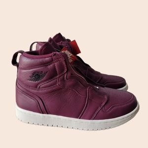 *Like New* Nike Air Jordan 1 Retro Hi Zip Burgundy/Maroon Women's Size US 8